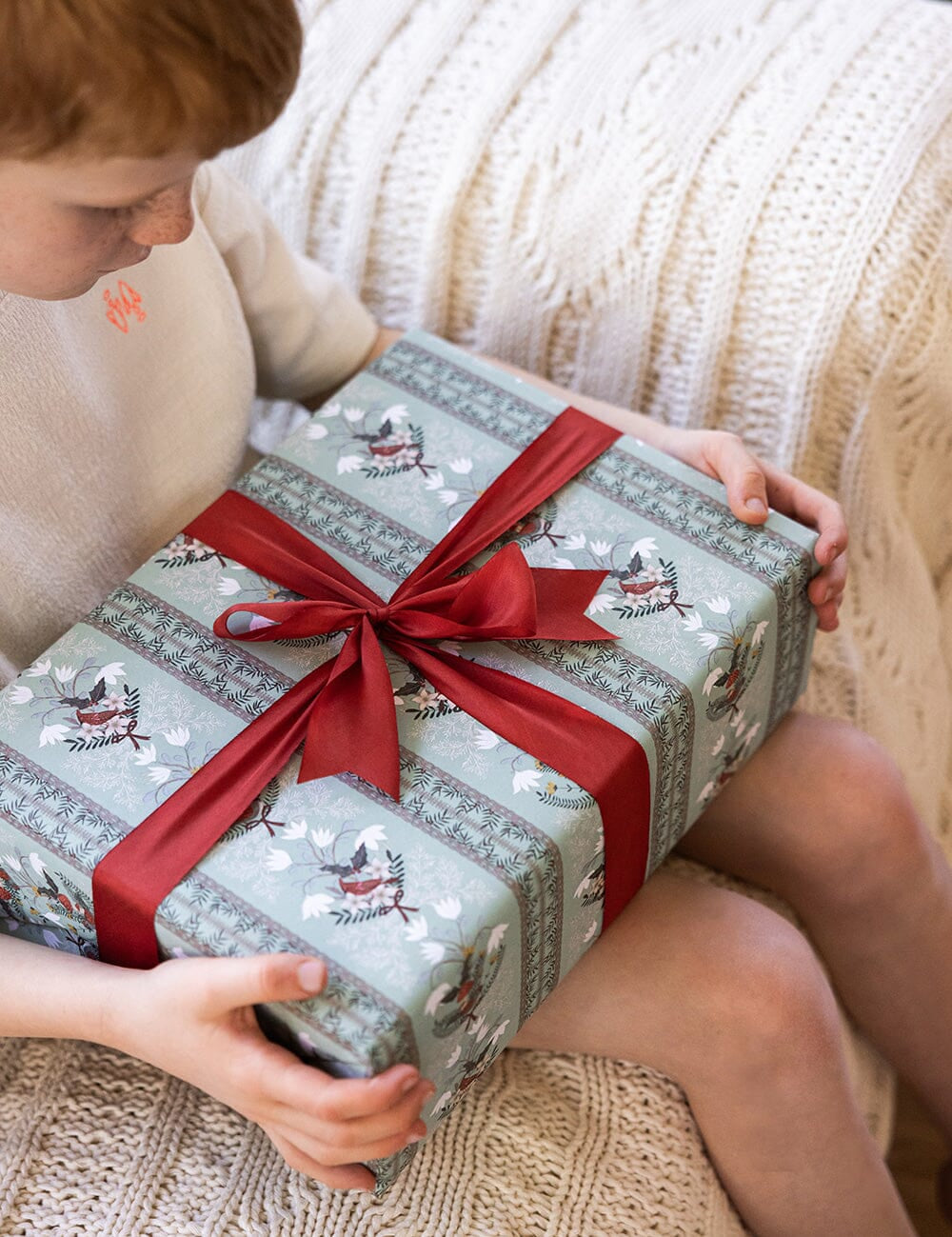 Christmas Songbirds Gift Wrap 3m - Pure Apotheca