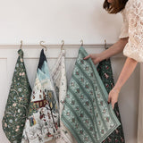 Christmas Songbirds Tea towel - Pure Apotheca