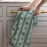 Christmas Songbirds Tea towel - Pure Apotheca