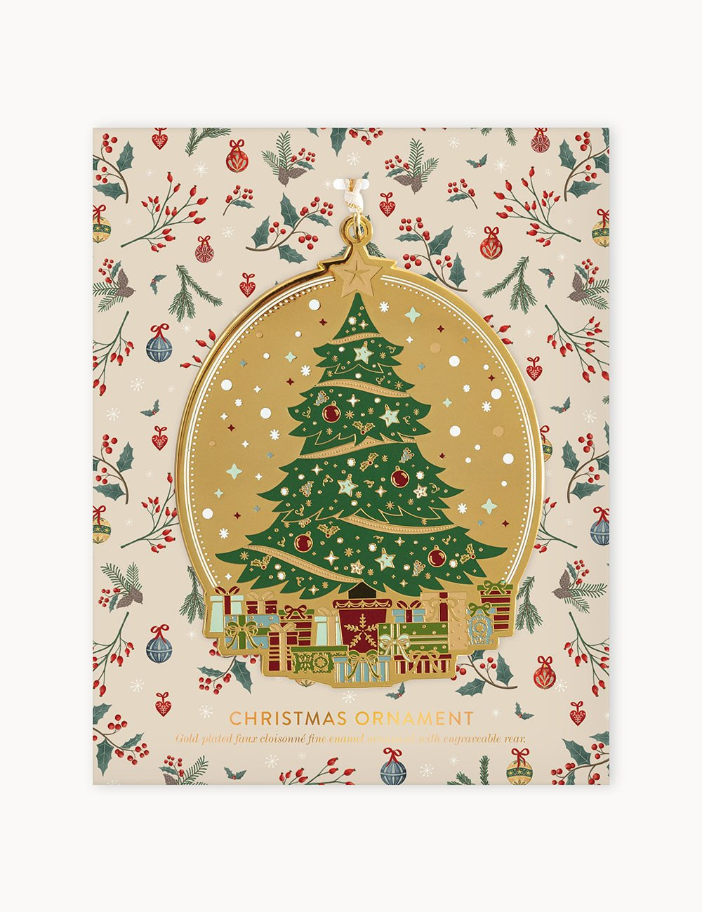 Christmas Tree Enamel Ornament - Pure Apotheca