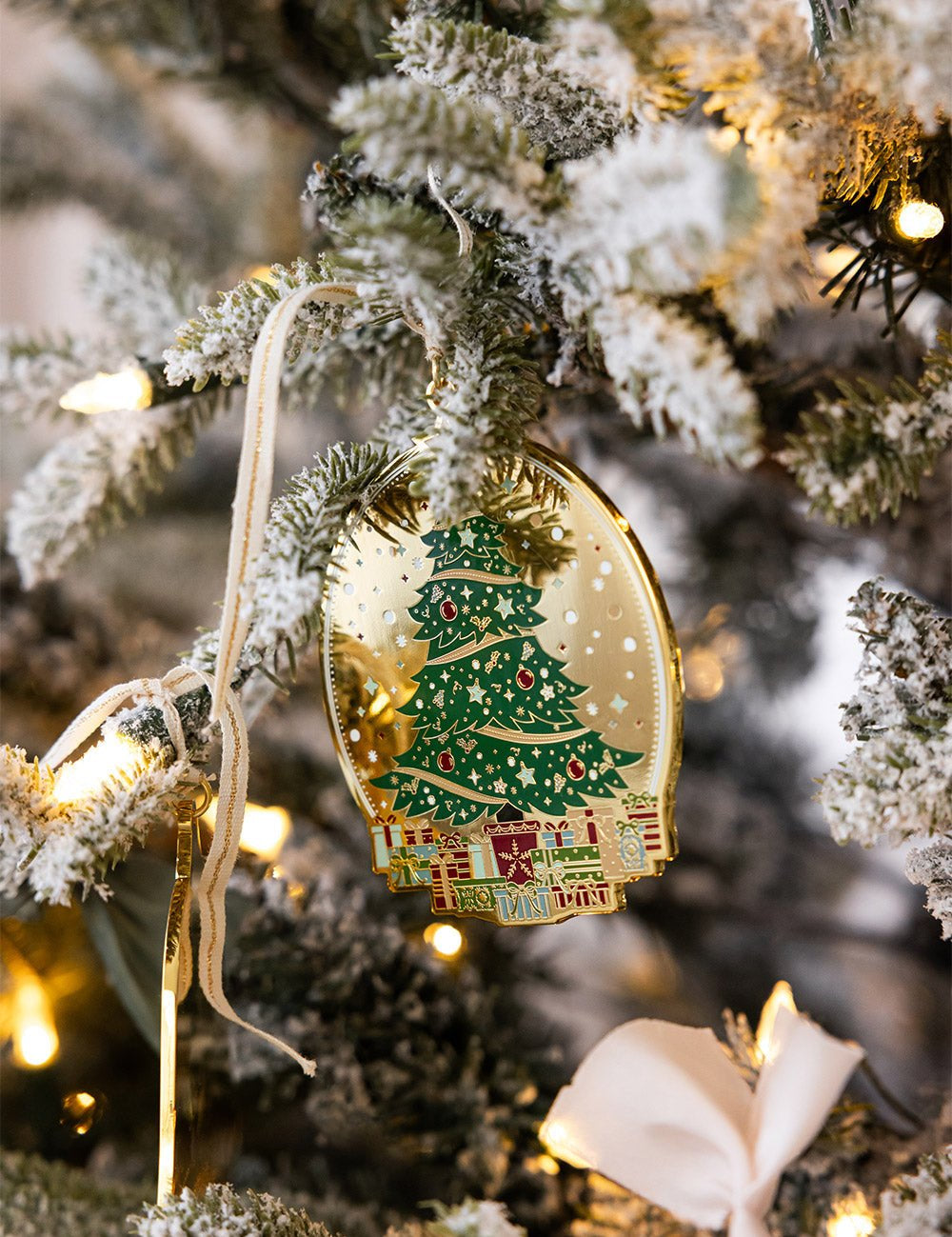 Christmas Tree Enamel Ornament - Pure Apotheca