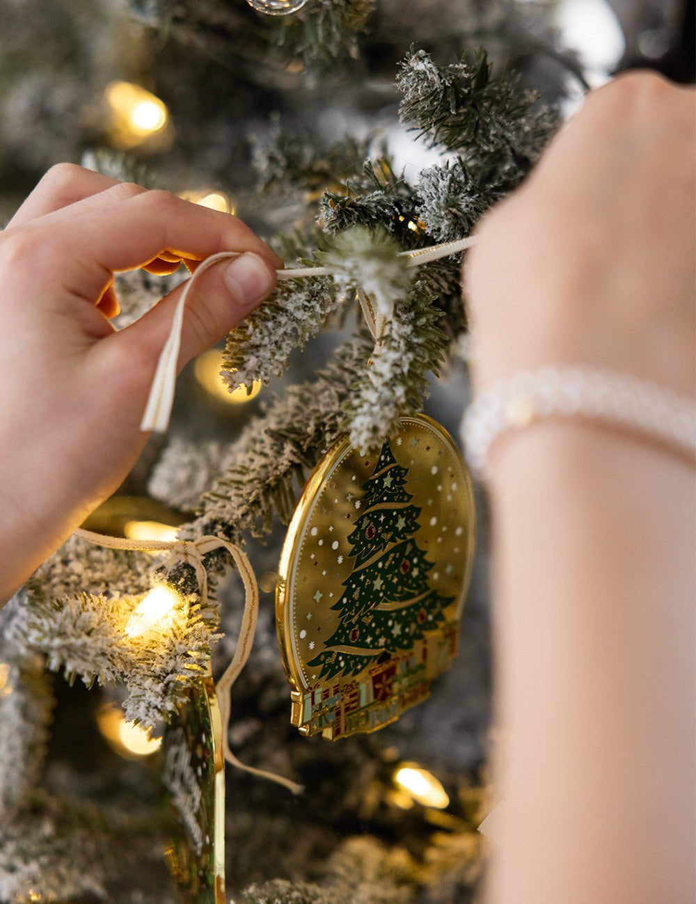 Christmas Tree Enamel Ornament - Pure Apotheca