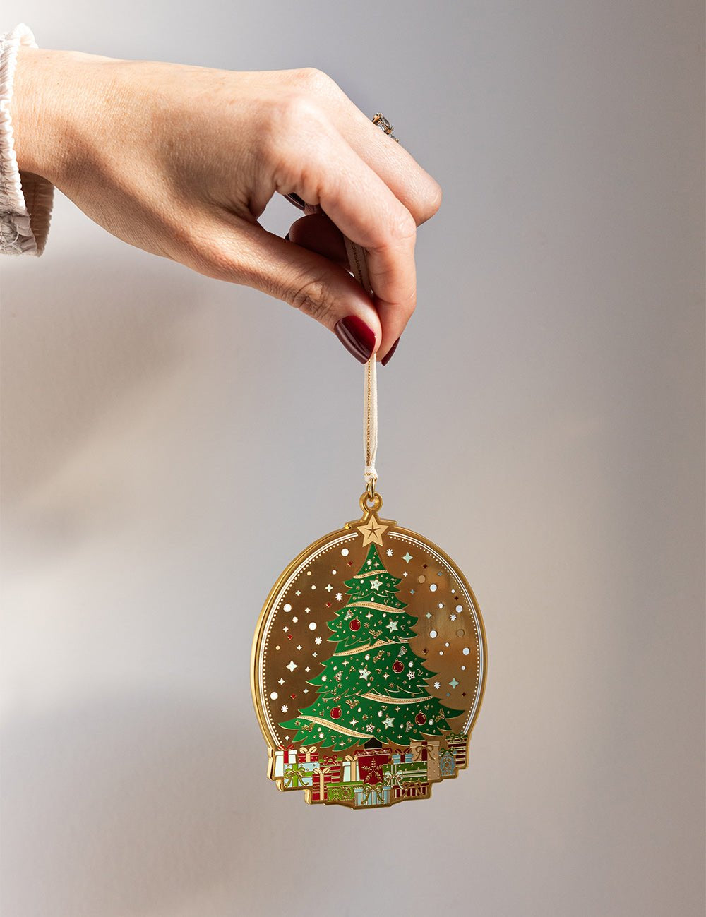 Christmas Tree Enamel Ornament - Pure Apotheca