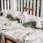 CHRISTMAS TREE WHITE TABLE DECORATION SML - Pure Apotheca