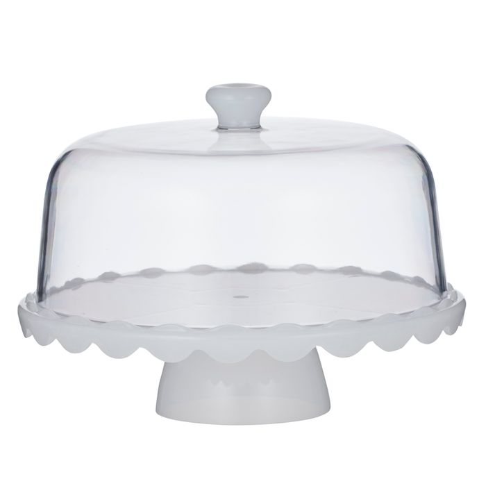 Cibo Acrylic 2 - in - 1 Cake Dome and Dip Server - Pure Apotheca