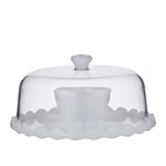 Cibo Acrylic 2 - in - 1 Cake Dome and Dip Server - Pure Apotheca