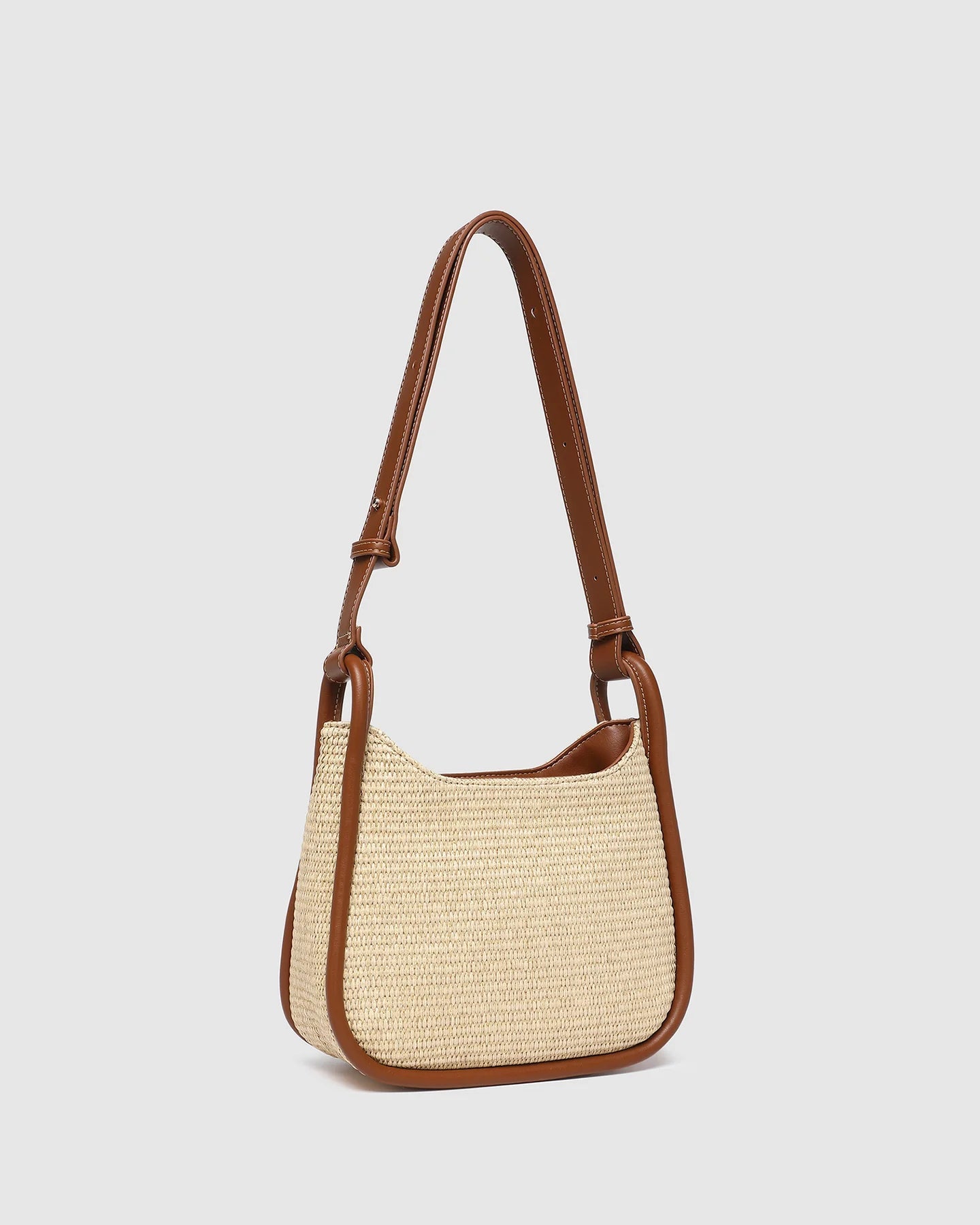 Clare Shoulder Bag Raffia Tan - Pure Apotheca