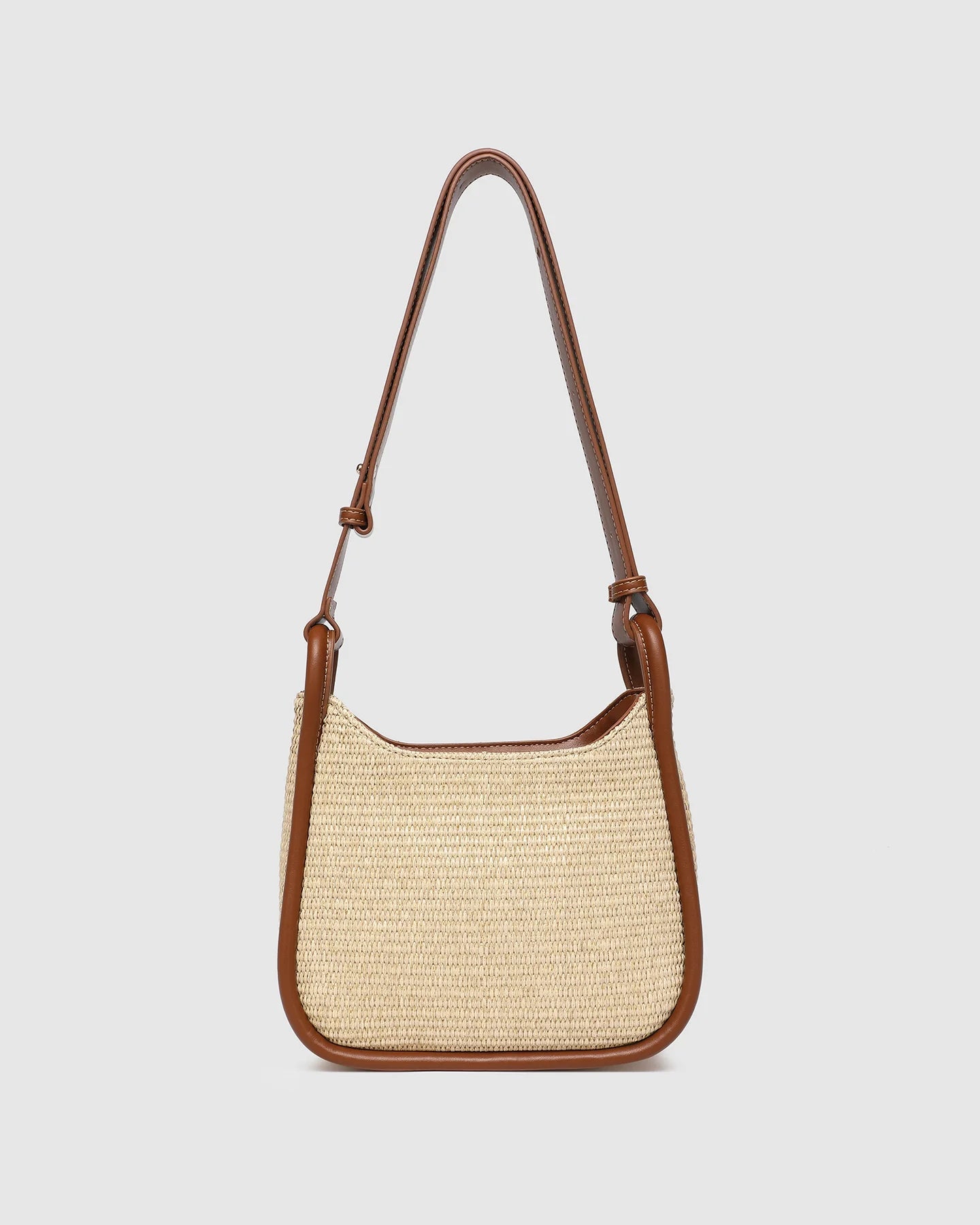Clare Shoulder Bag Raffia Tan - Pure Apotheca