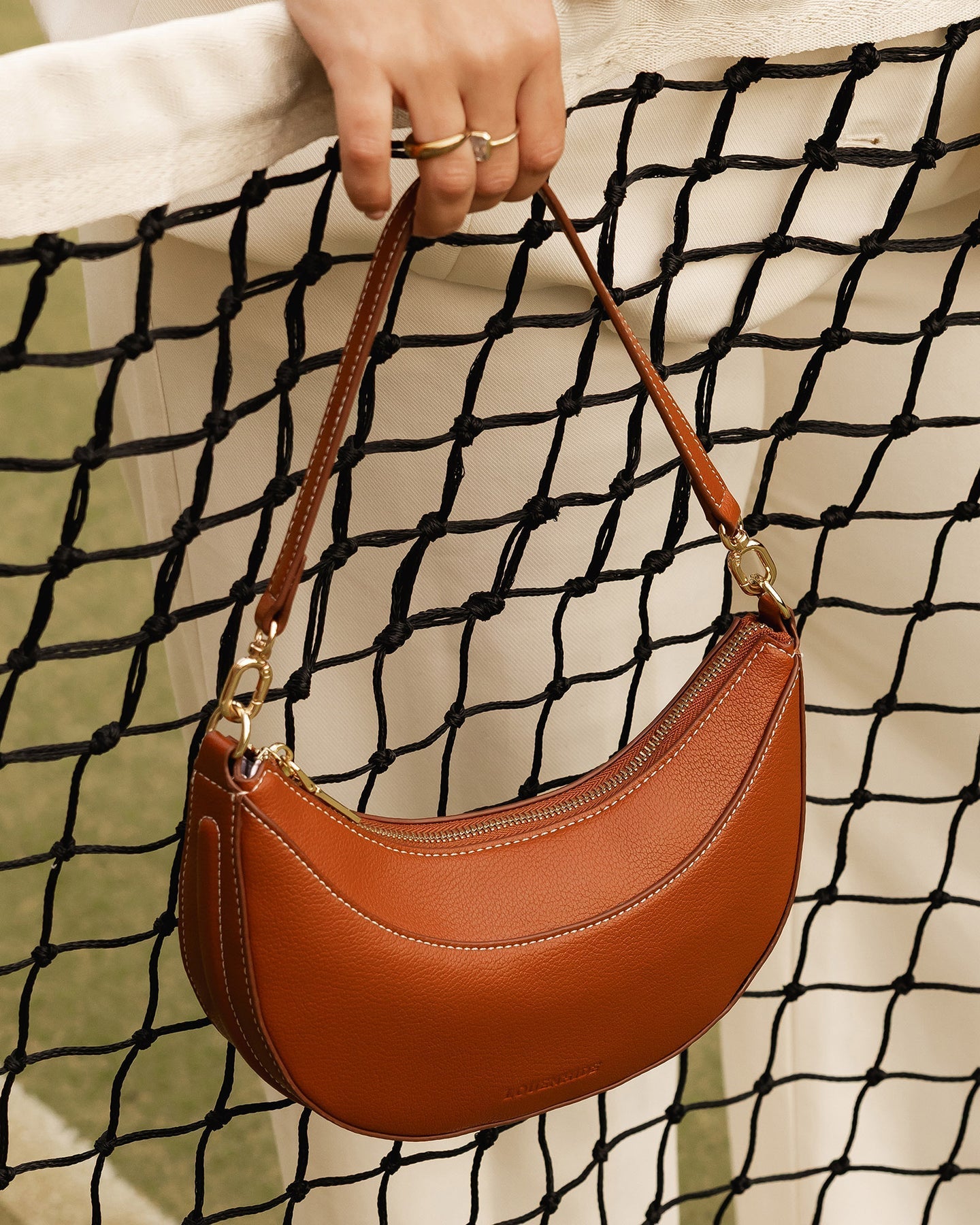 Claudia Shoulder Bag Tan - Pure Apotheca