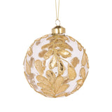 CLEAR FOILED FOLIAGE BAUBLE - Pure Apotheca