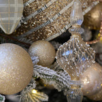 CLEAR GLITTER SWIRL FINIAL - Pure Apotheca