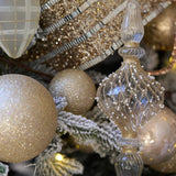 CLEAR GLITTER SWIRL FINIAL - Pure Apotheca