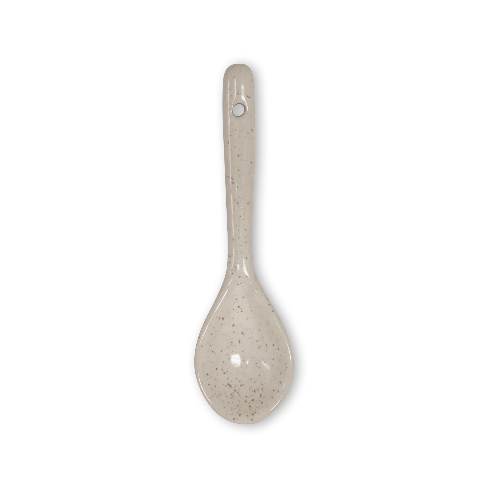 CLEO NATURAL CREAM SPECKLE SPOON - Pure Apotheca