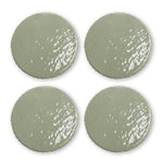 CLEO SAGE SPECKLE CERAMIC COASTER SET/4 - Pure Apotheca
