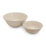 CLEO WAVY NATURAL SPECKLE BOWL SET/2 - Pure Apotheca