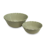 CLEO WAVY SAGE SPECKLE BOWL SET/2 - Pure Apotheca