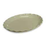 CLEO WAVY SAGE SPECKLE OVAL PLATTER - Pure Apotheca