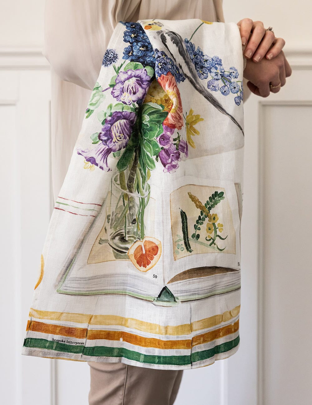 Cockatiel Linen Tea Towel - Pure Apotheca