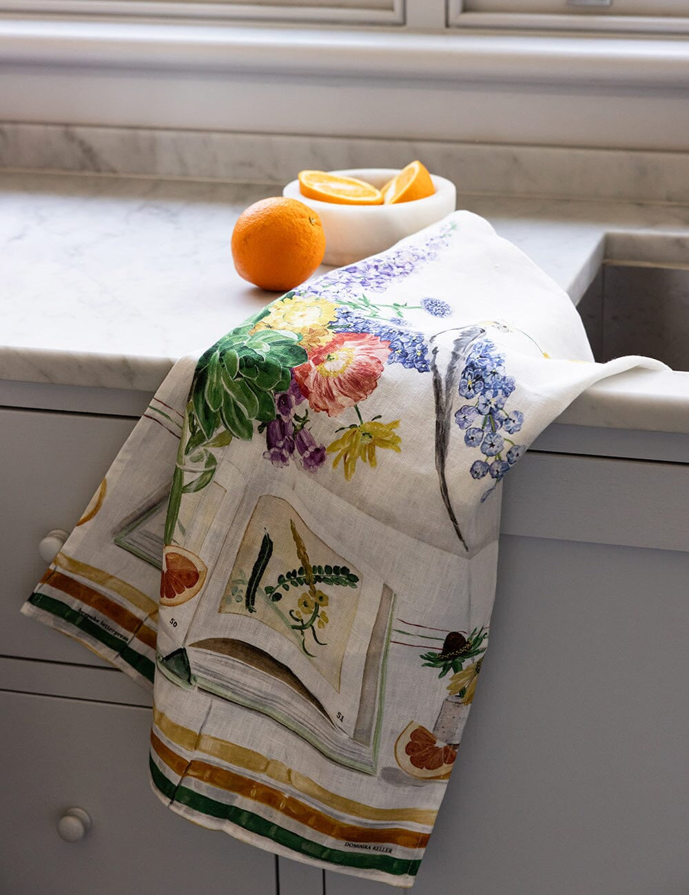 Cockatiel Linen Tea Towel - Pure Apotheca