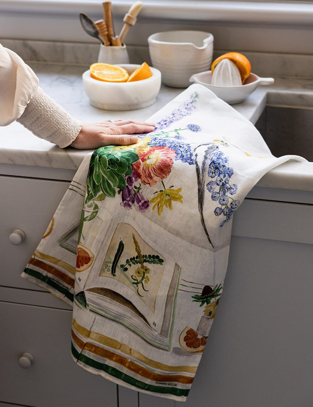 Cockatiel Linen Tea Towel - Pure Apotheca