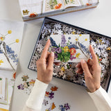 Cockatiels & Ruby Grapefruit 1000pc Puzzle - Pure Apotheca