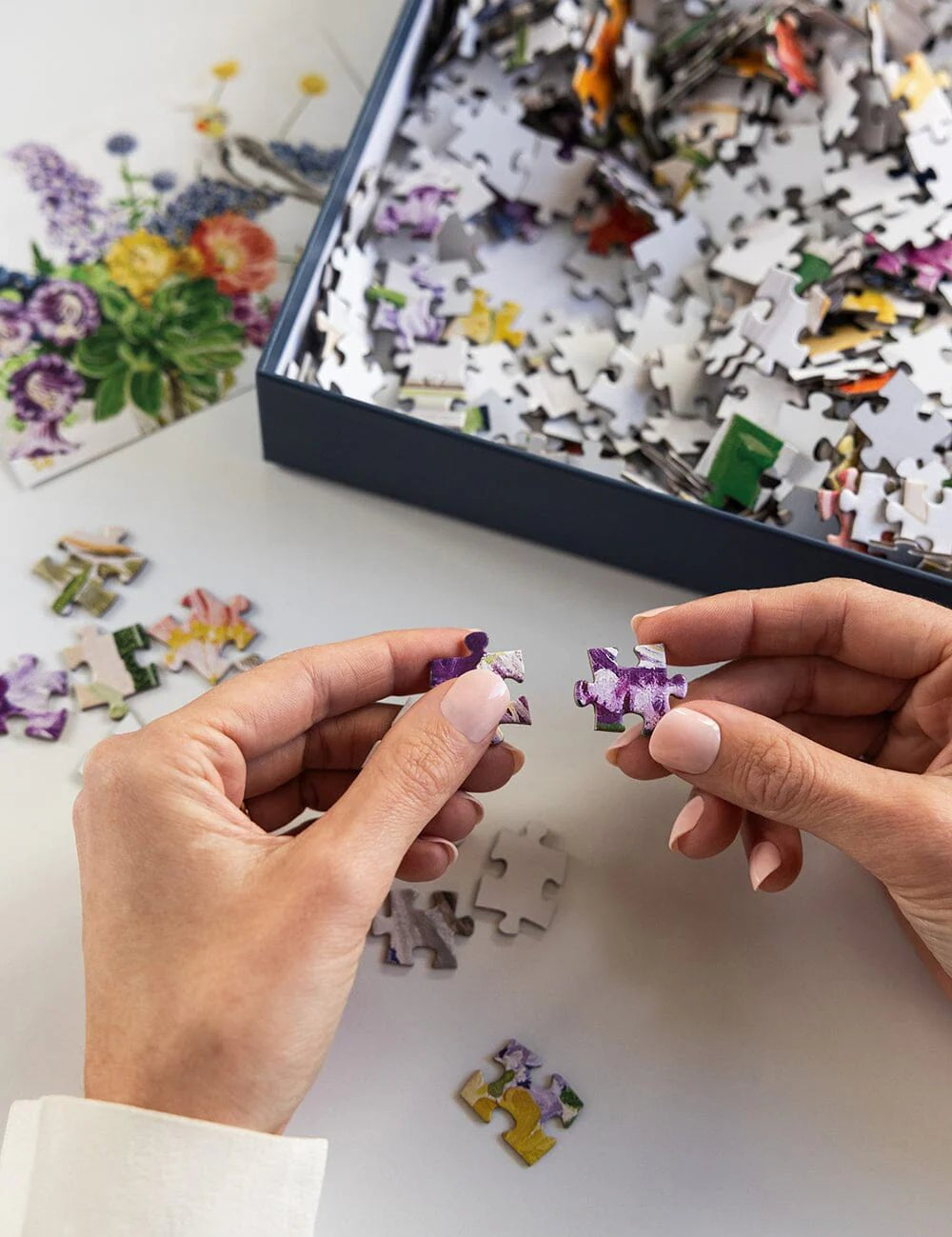 Cockatiels & Ruby Grapefruit 1000pc Puzzle - Pure Apotheca