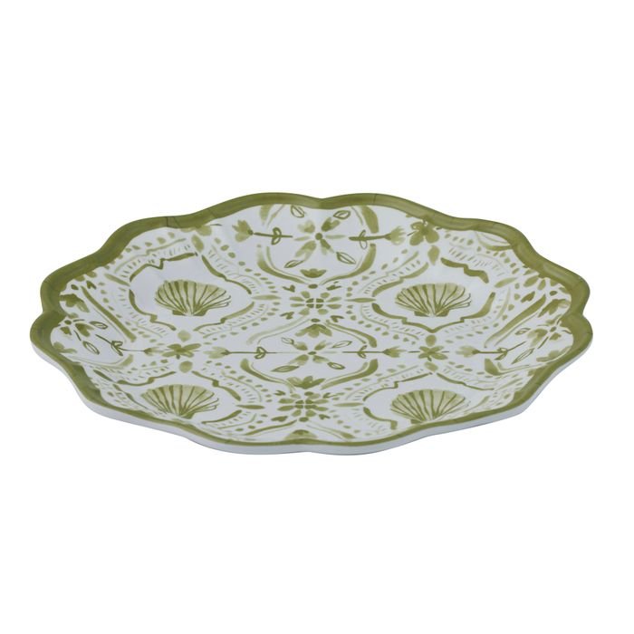 Costiera Melamine Plate 28cm Olive - Pure Apotheca