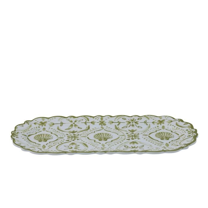 Costiera Melamine Platter 38x17cm Olive - Pure Apotheca