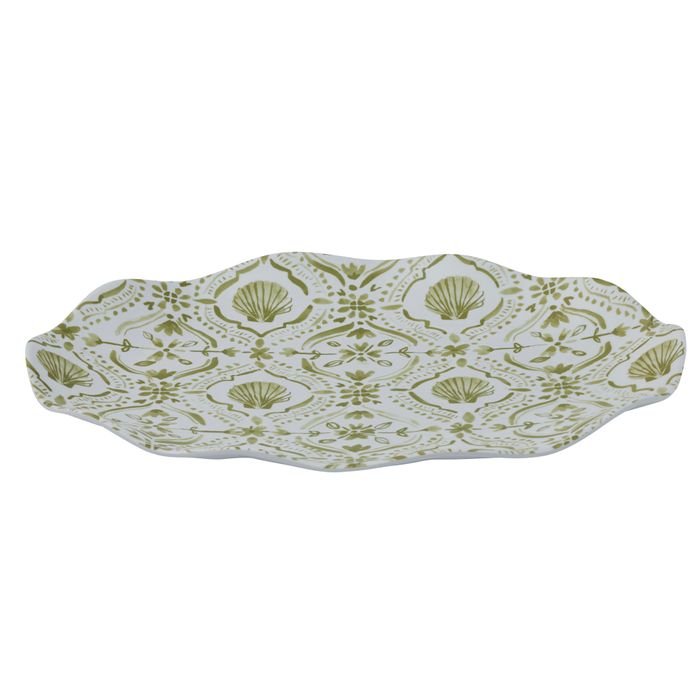 Costiera Melamine Platter 41x29cm Olive - Pure Apotheca