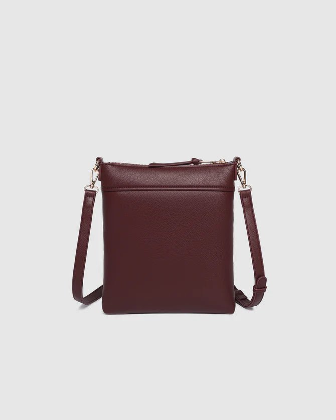 Cressida Crossbody Bag Burgundy - Pure Apotheca