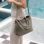 Cruiser Neoprene Woven Tote Bag Sage Green - Pure Apotheca
