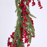 Cypress and Red Berry Garland 183cm - Pure Apotheca