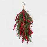 Cypress and Red Berry Swag 61cm - Pure Apotheca