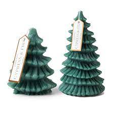 Cypress & Fir Tall Christmas Tree Totem Candle - Pure Apotheca