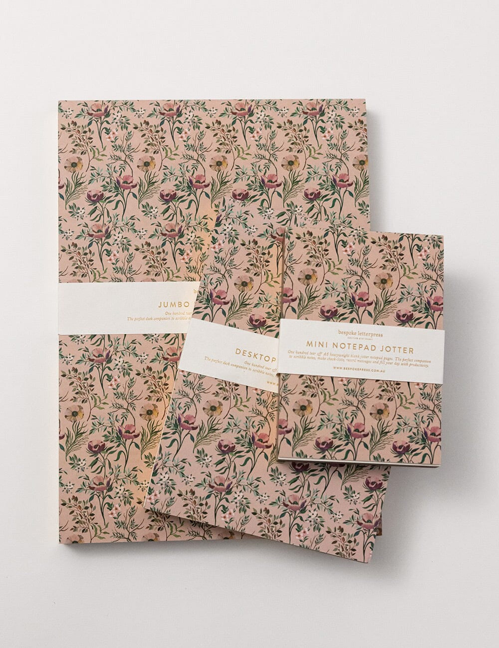 Dancing Poppies Notepad Desktop Jotter - Pure Apotheca