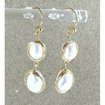 Deidre Double Pearl Drop Earrings - Pure Apotheca