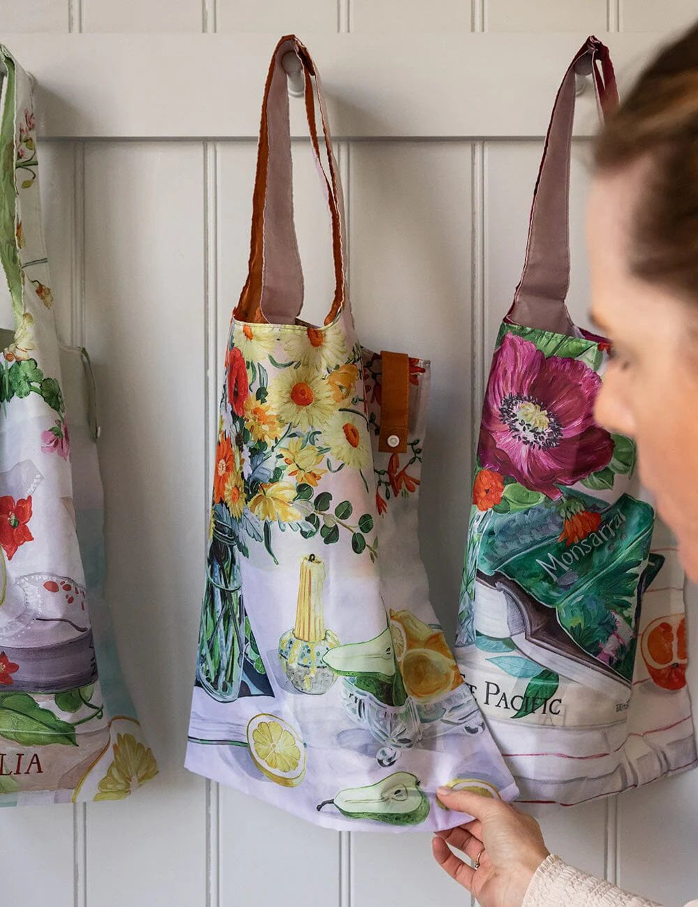 Early February Bouquet Reusable Large Shopping Bag - Pure Apotheca
