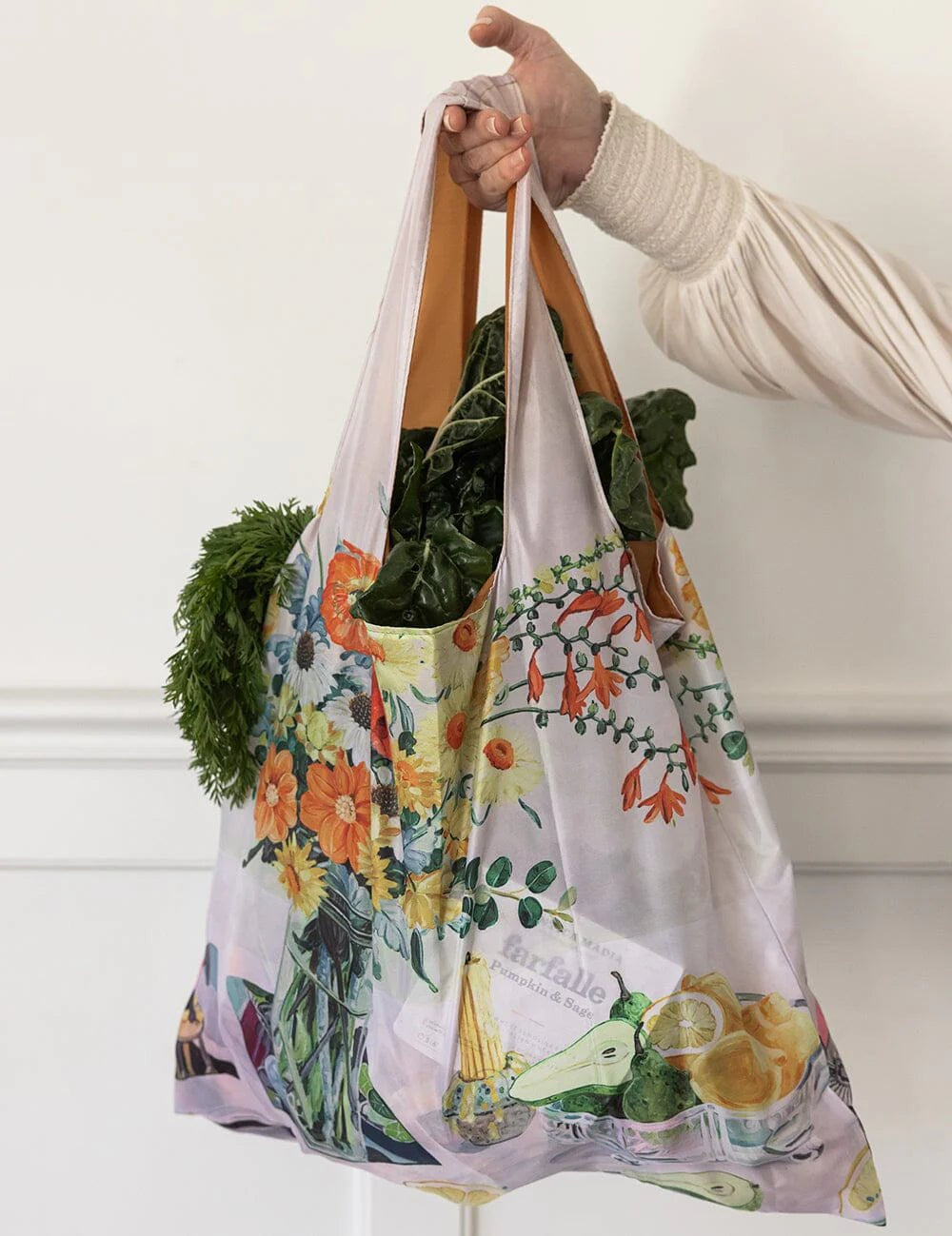 Early February Bouquet Reusable Large Shopping Bag - Pure Apotheca