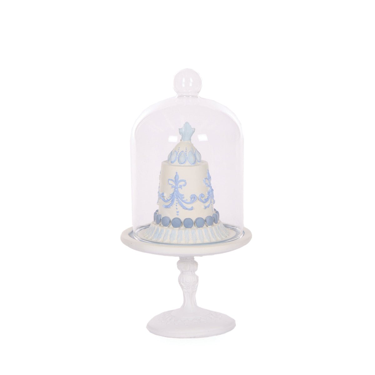 ELABORATE FROSTY BLUE CAKE CLOCHES 3/ASST - Pure Apotheca