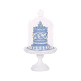 ELABORATE FROSTY BLUE CAKE CLOCHES 3/ASST - Pure Apotheca