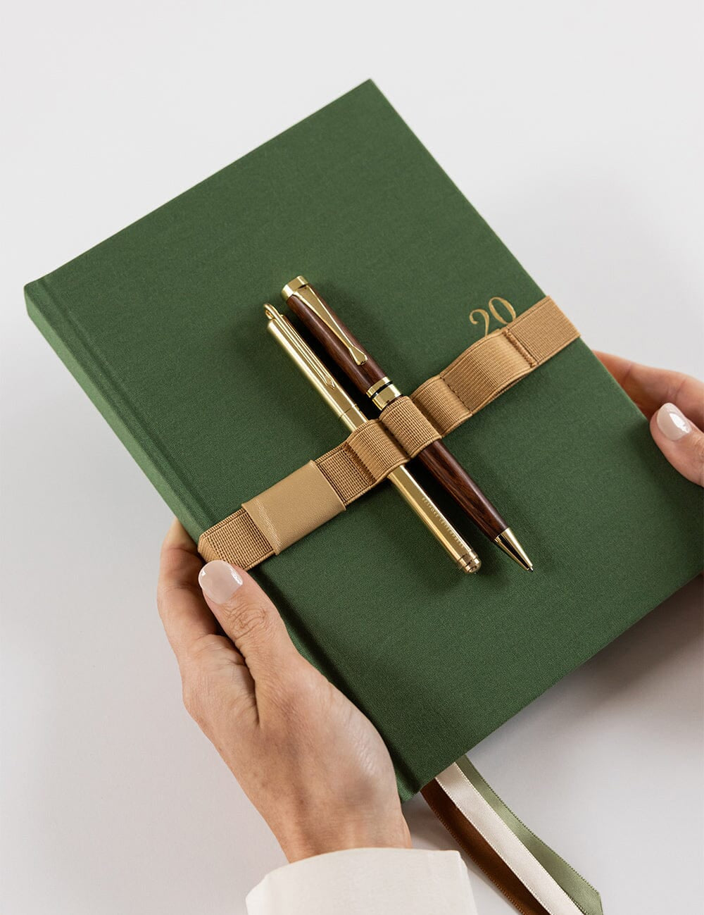 Elastic Book Strap Gold - Pure Apotheca