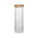Eleanor Glass/Wood Canister LRG - Pure Apotheca