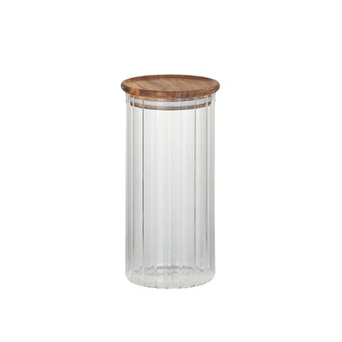 Eleanor Glass/Wood Canister MED - Pure Apotheca