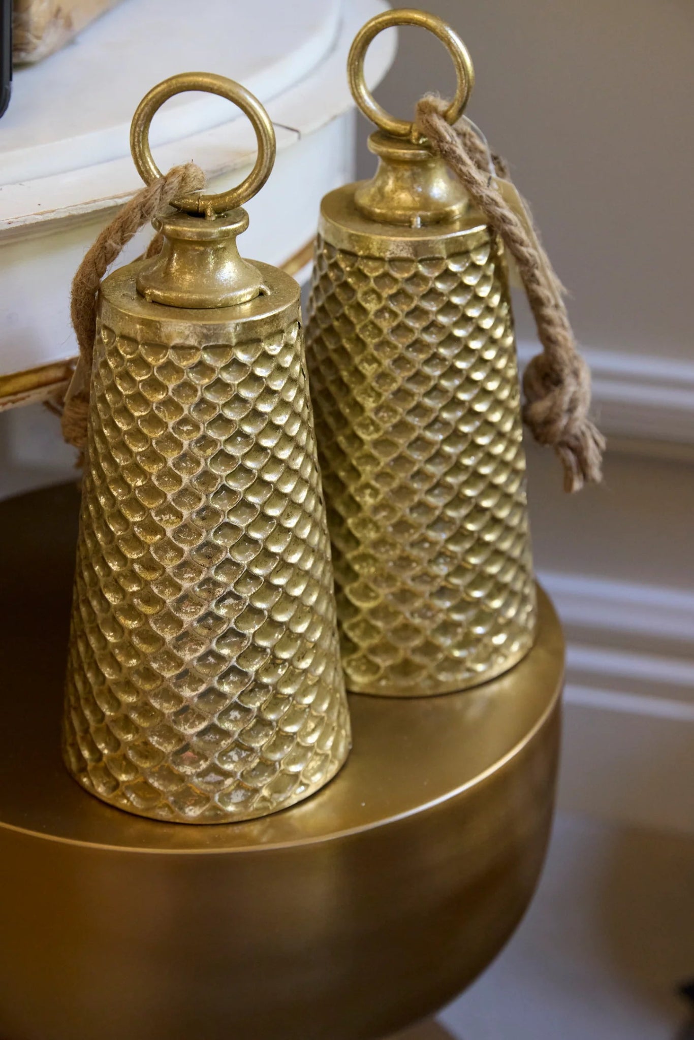 EMBOSSED GOLD LONG BELL - Pure Apotheca