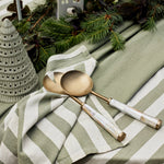 ESTELLE GREEN STRIPE NAPKIN SET/4 - Pure Apotheca
