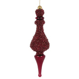 EXQUISITE BEADED BURGUNDY FINIAL - Pure Apotheca