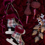 EXQUISITE ROUND BEADED BURGUNDY FINIAL - Pure Apotheca