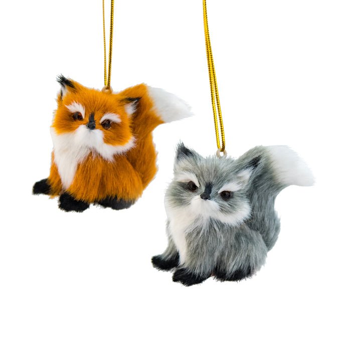 FAUX FUR HANGING FOX DECORATION - Pure Apotheca