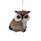 FAUX FUR HANGING OWL DECORATION - Pure Apotheca