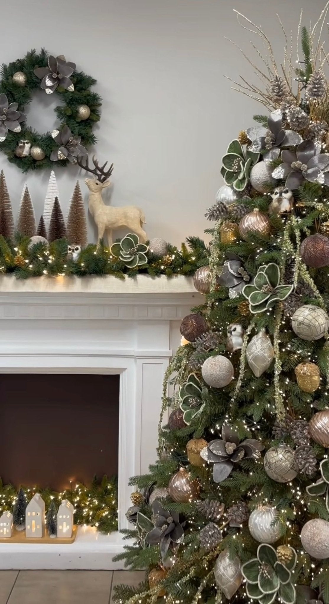 FAUX FUR HANGING OWL DECORATION - Pure Apotheca